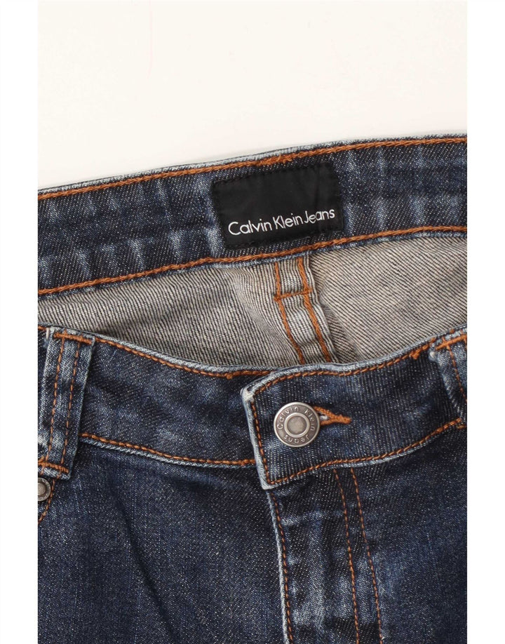 Женские узкие джинсы Calvin Klein W34 L30 синие