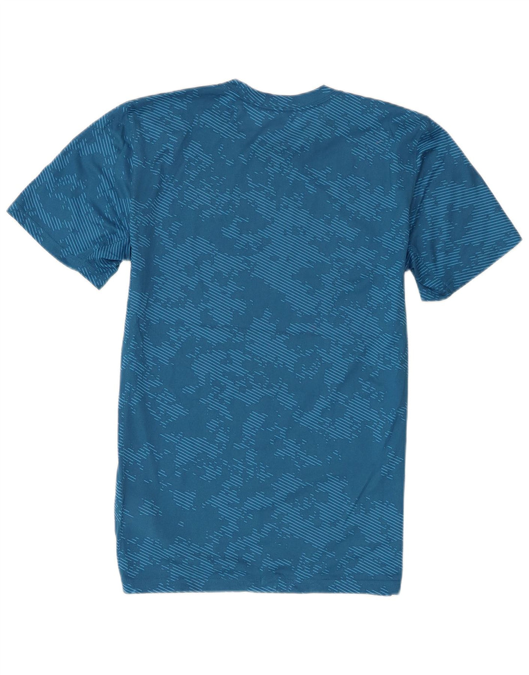 Мужская футболка Nike Dri Fit, маленький синий камуфляжный полиэстер