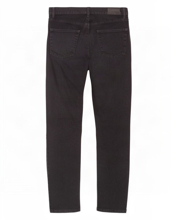 Женские прямые джинсы Zara EU 42, большие W32 L34, черный хлопок