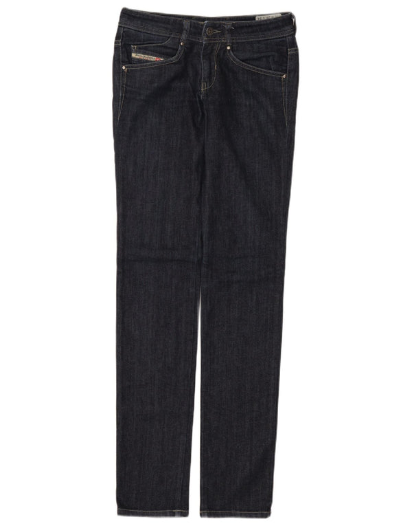 Женские зауженные джинсы Diesel Clushy W26 L34, темно-синие, хлопок