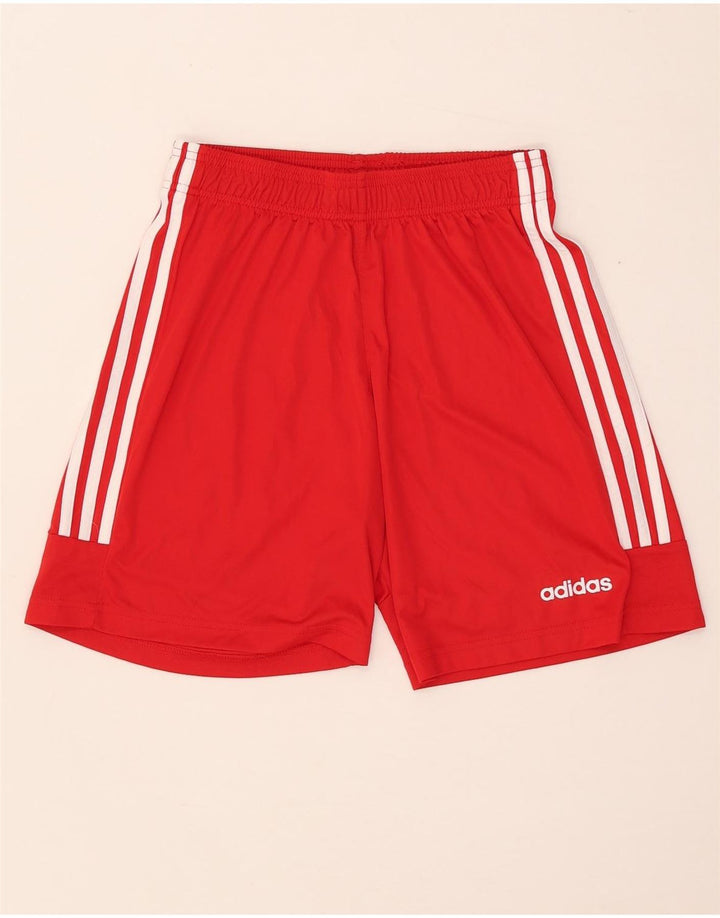 Мужские спортивные шорты Adidas Climalite, средний красный полиэстер