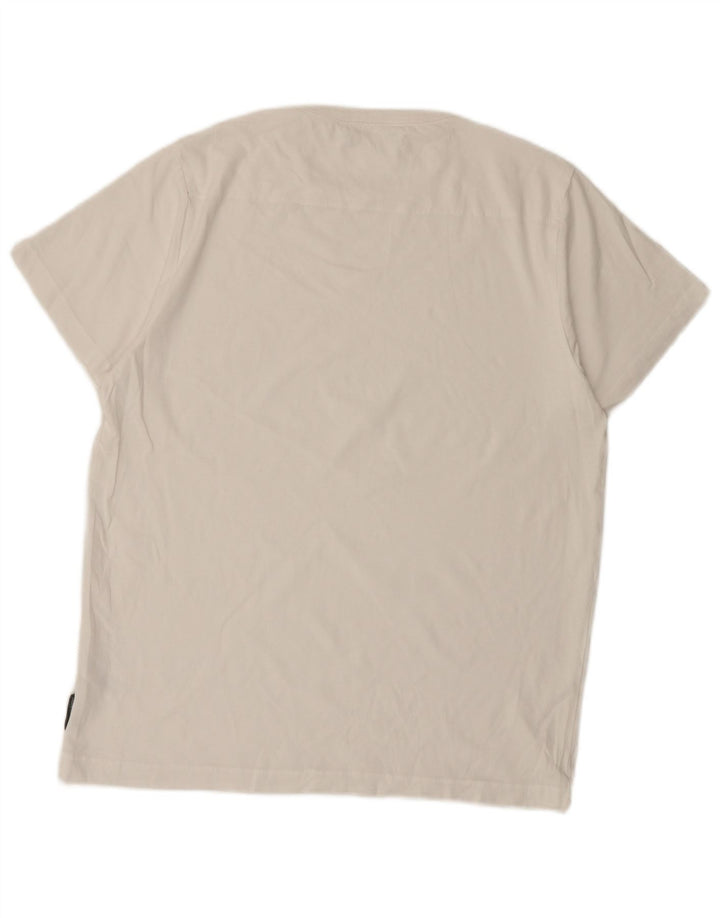 Мужская футболка French Connection Top XL, белый хлопок