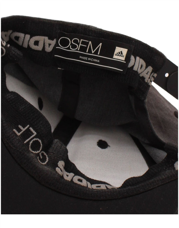 Мужская бейсболка Adidas с графическим рисунком, один размер, черная с цветными блоками