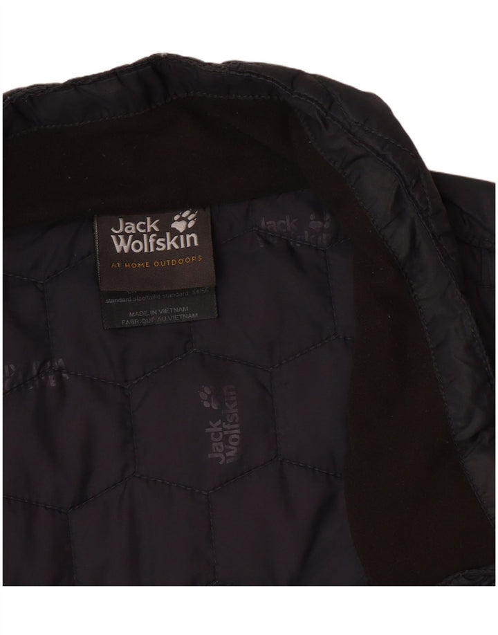 Мужская стеганая куртка с подкладкой Jack Wolfskin UK 44/46 XL серая с цветными блоками