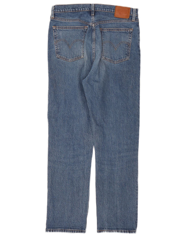 Женские прямые джинсы Levi's 501 W29 L28 синие, хлопок