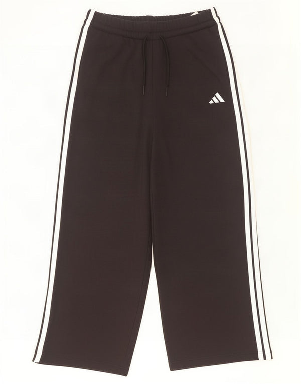 Женские широкие спортивные брюки Adidas UK 16/18, большие черные хлопковые