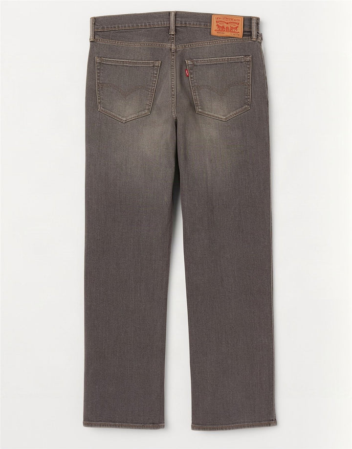 Мужские прямые джинсы Levi's 504 W36 L34 серые, хлопок
