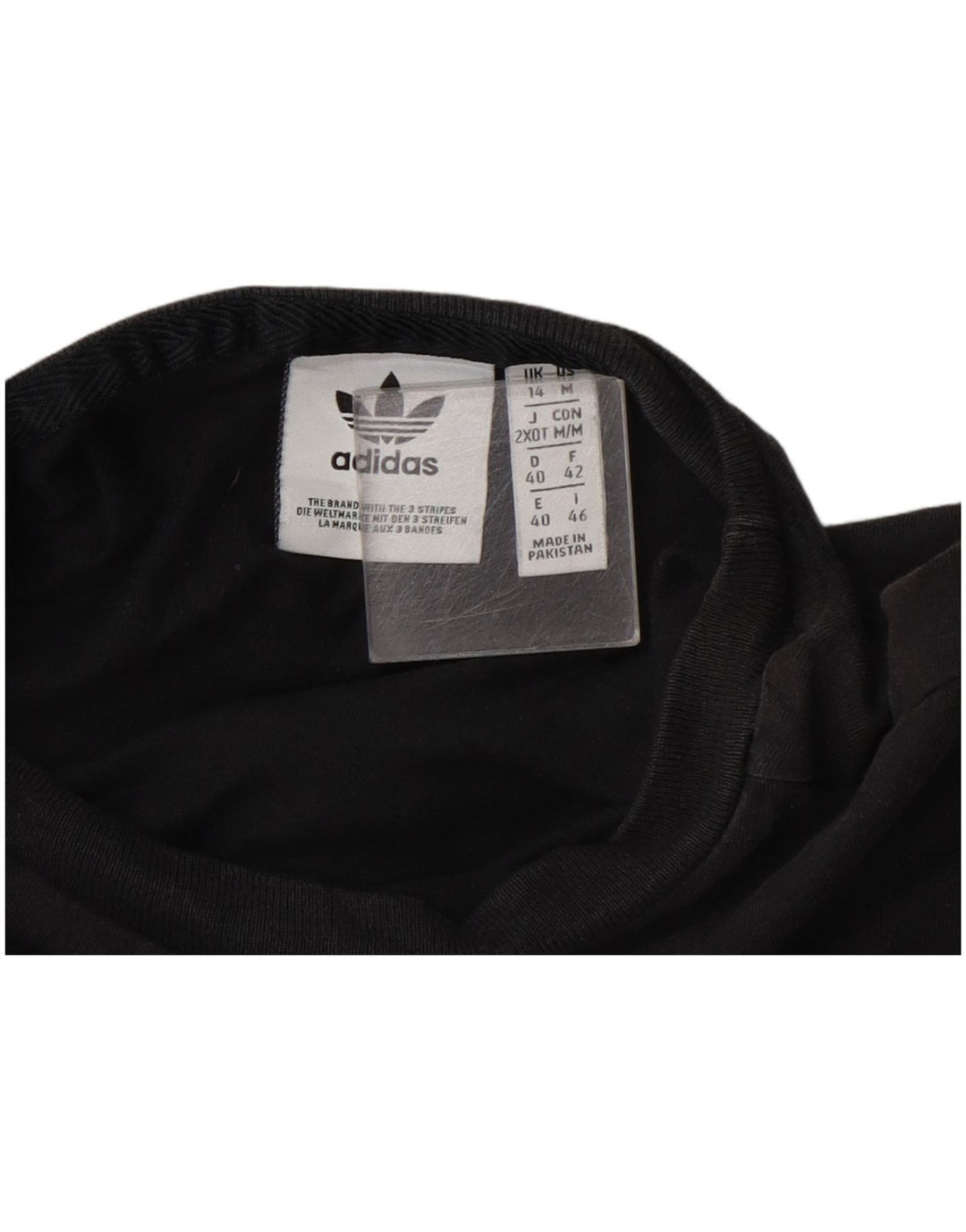 Женская футболка с рисунком Adidas Top UK 14, средний черный