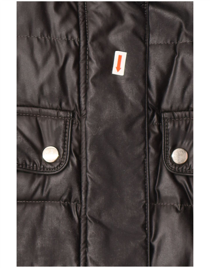 Belstaff Женское стеганое пальто IT 44 Medium Black Polyester Classic