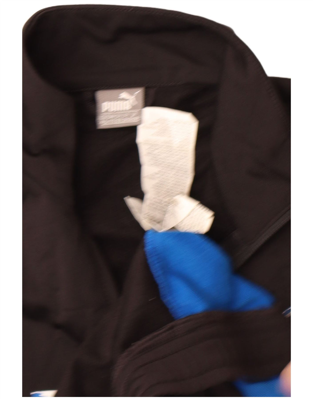 Спортивный костюм Puma для мальчиков с графическим рисунком, верхняя куртка 15–16 лет, черный с цветными блоками