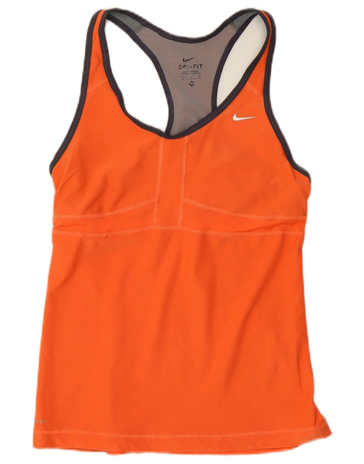 Женский жилет Nike Dri Fit UK 12, средний оранжевый полиэстер