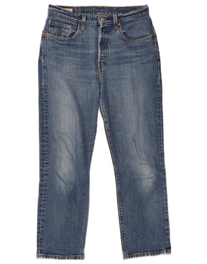 Женские прямые джинсы Levi's W27 L26, синие, хлопок