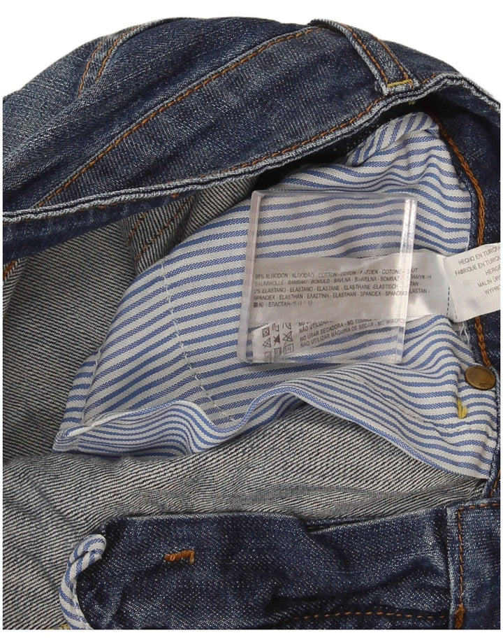 Женские джинсовые шорты Massimo Dutti EU 38, маленькие W28, синие, хлопок