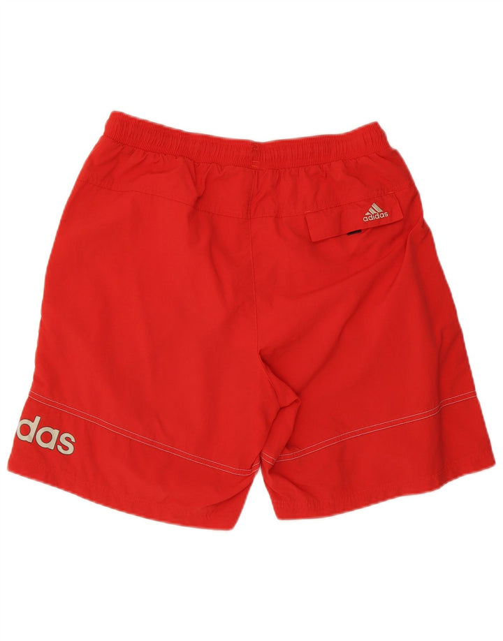 Мужские шорты для плавания Adidas с рисунком, средний красный полиэстер