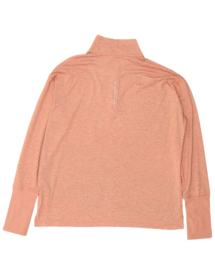 Женский спортивный пуловер NIKE Dri Fit UK 16, большой розовый в крапинку