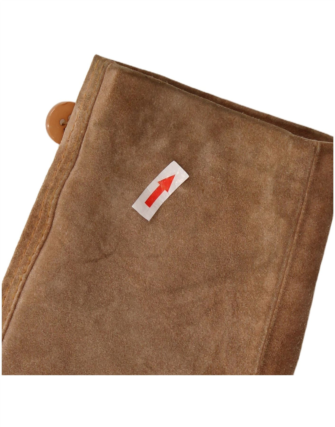 Винтажный женский замшевый пиджак на 3 пуговицах, Великобритания 12, средний коричневый цвет