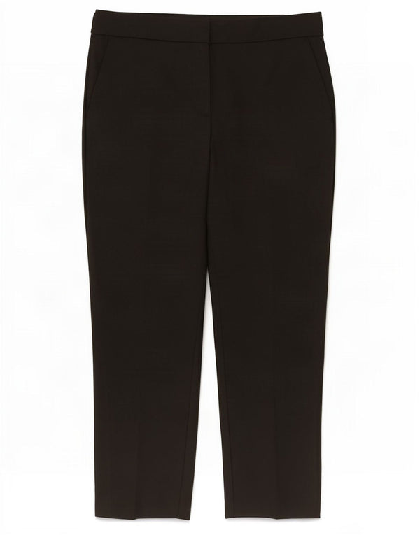 Женские прямые брюки чинос Zara, большие, черные, хлопковые, W30 L26