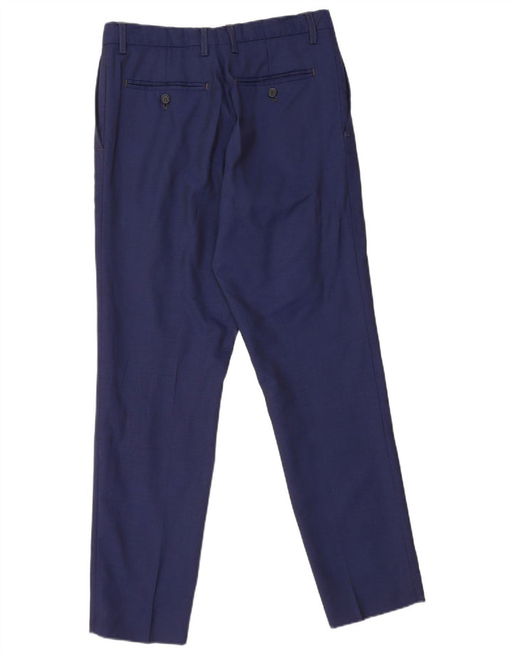 Ermenegildo Zegna Мужской костюм-двойка IT 48 Средний W28 L28 Темно-синий Классический