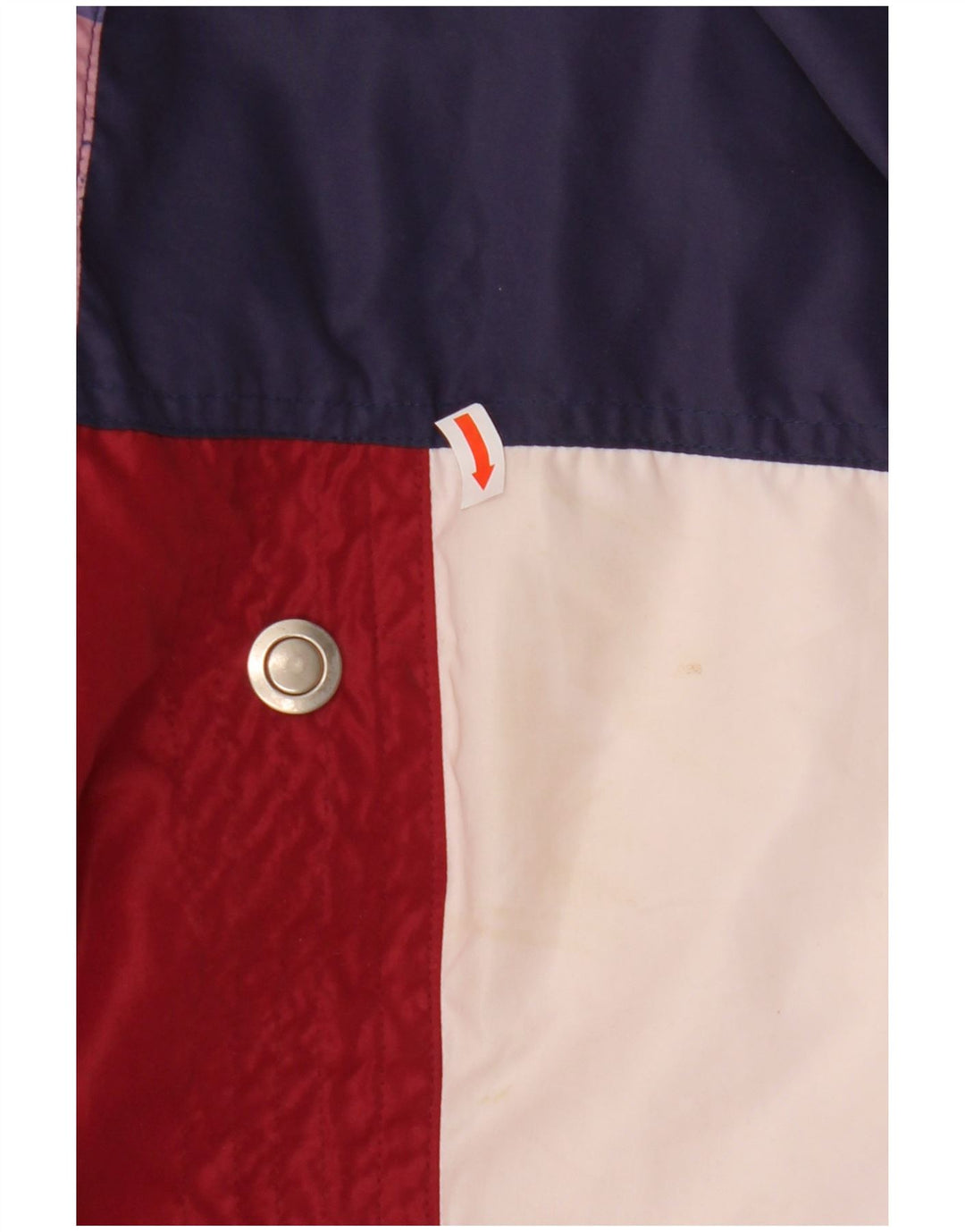 Мужской спортивный костюм VINTAGE с графическим рисунком, верхняя куртка 2XL, темно-синий, с цветными блоками