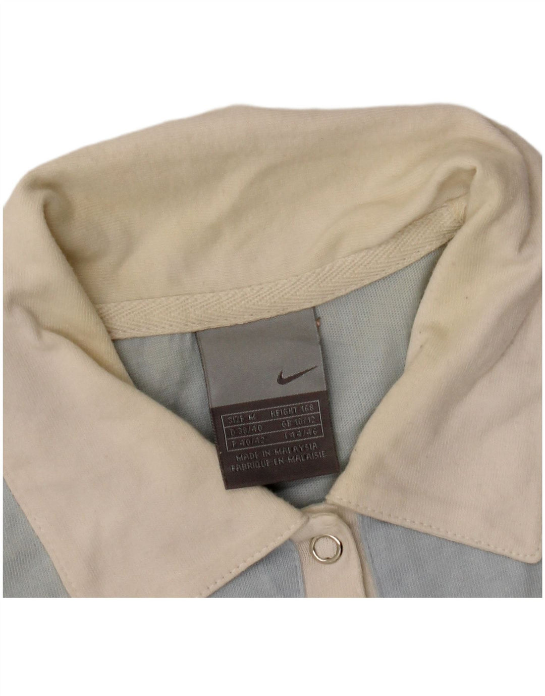 Женская рубашка-поло NIKE UK 10/12, средний синий цвет с цветными блоками