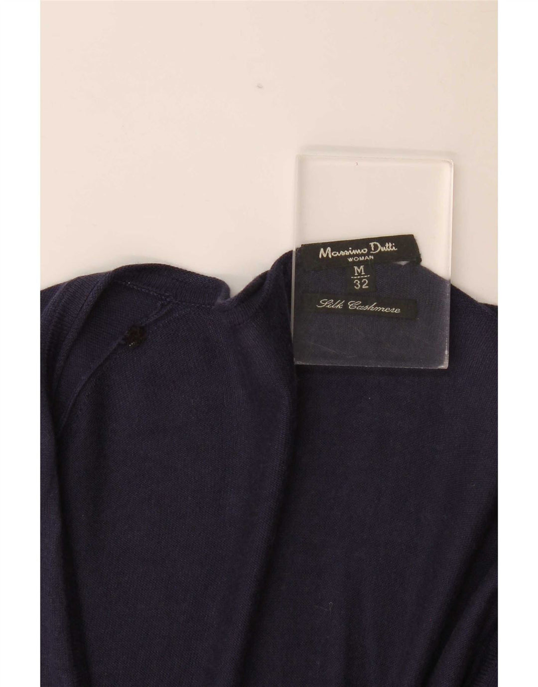 Женский кардиган Massimo Dutti UK 12, средний темно-синий шелковый