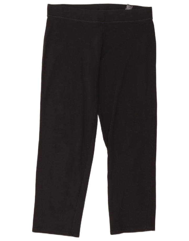 Женские леггинсы Marks & Spencer UK 16, большие черные хлопковые