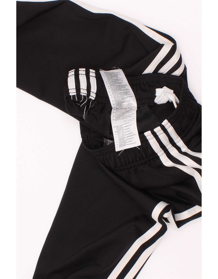 Спортивный костюм Adidas для мальчиков, брюки для бега, 3-4 года, черный полиэстер