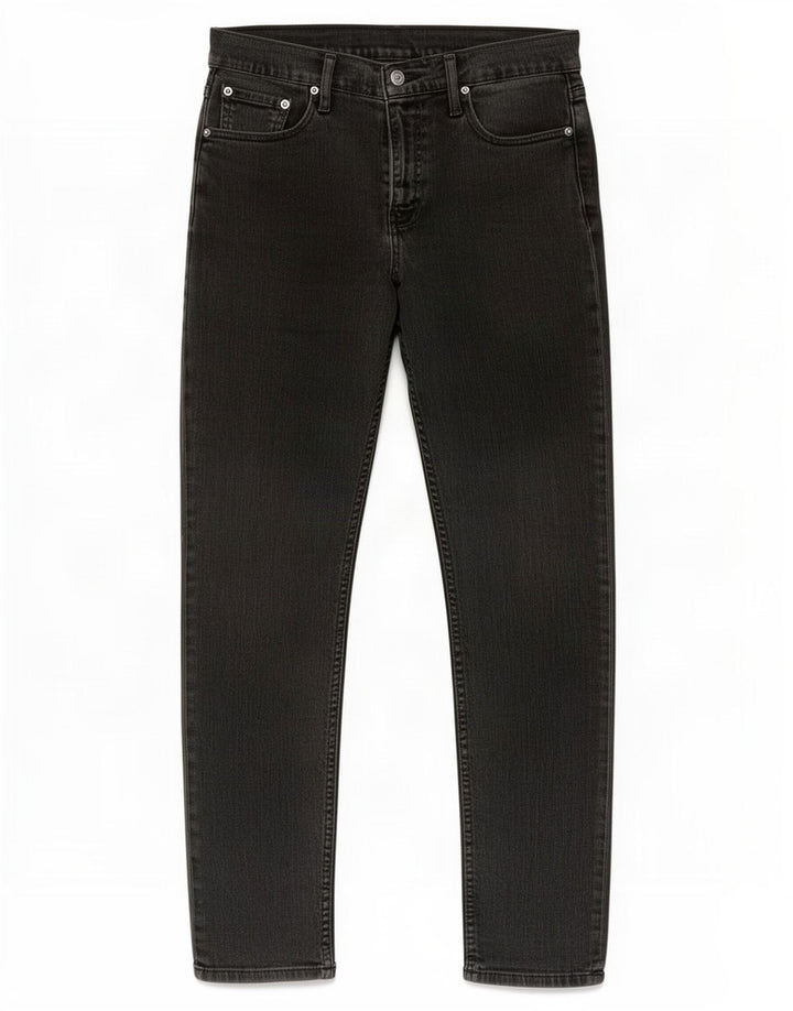Мужские узкие джинсы Levi's W30 L30, черный хлопок