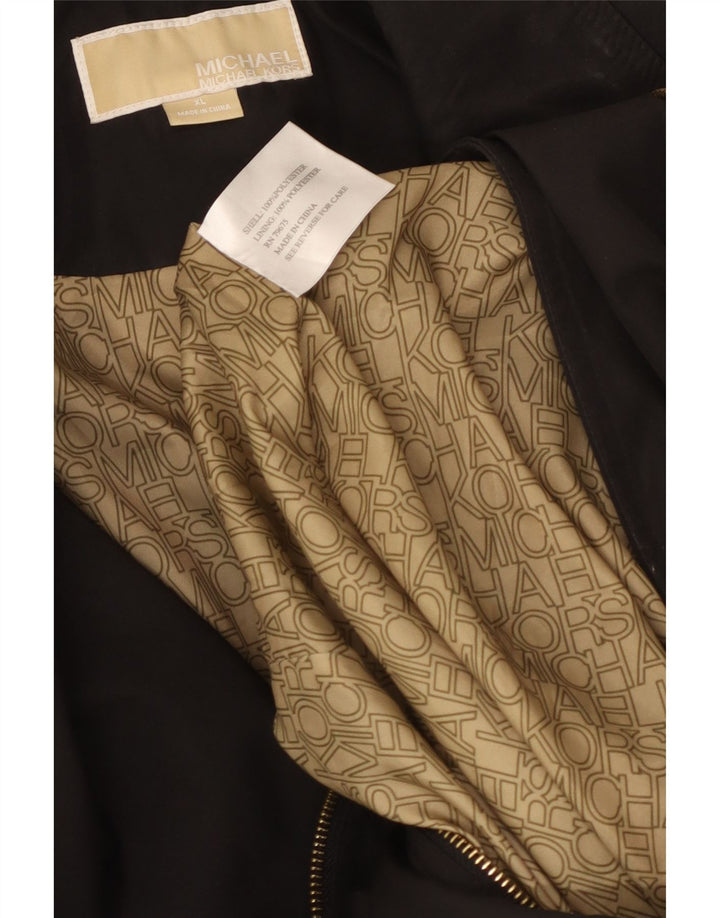 Женское пальто Michael Kors UK 18 XL, черный полиэстер