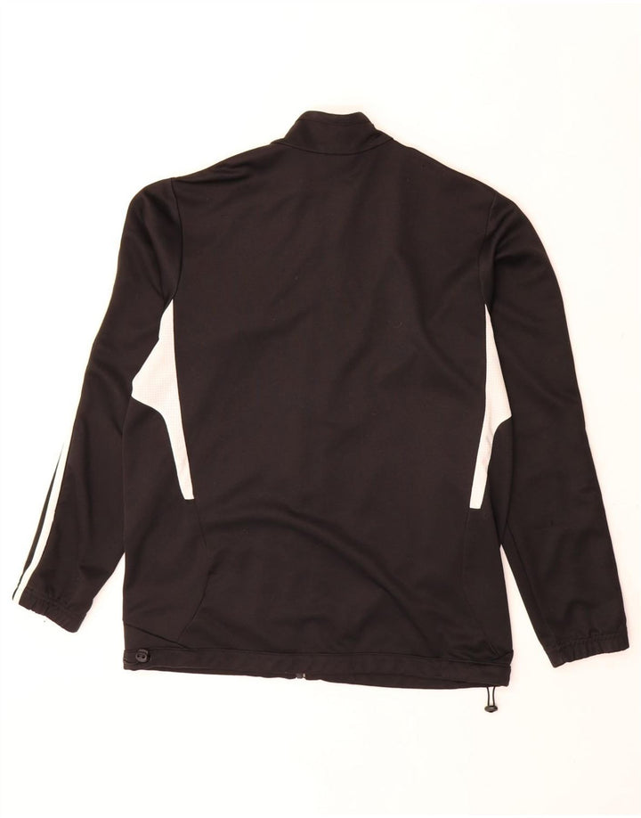 Мужская спортивная куртка Adidas Climacool, Великобритания 36/38, маленькая черная с цветными блоками