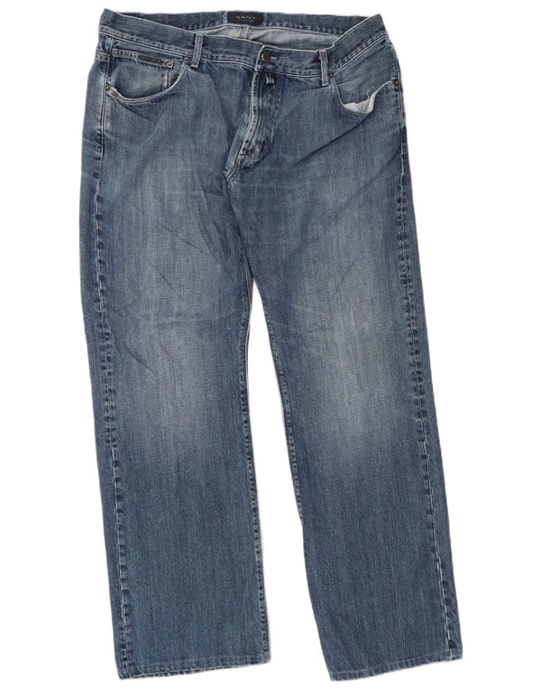 Мужские прямые джинсы Gant W40 L32, синий хлопок