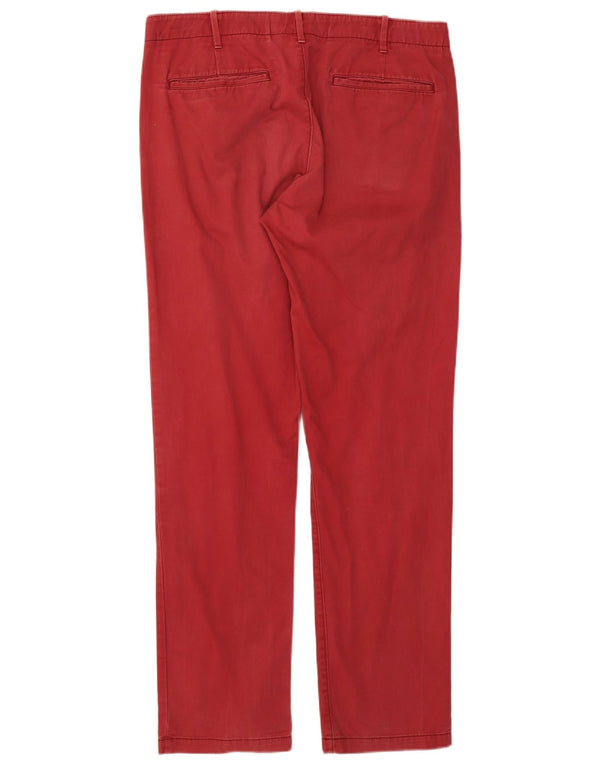 Мужские брюки-чиносы Gap W36 L34 красные, хлопковые