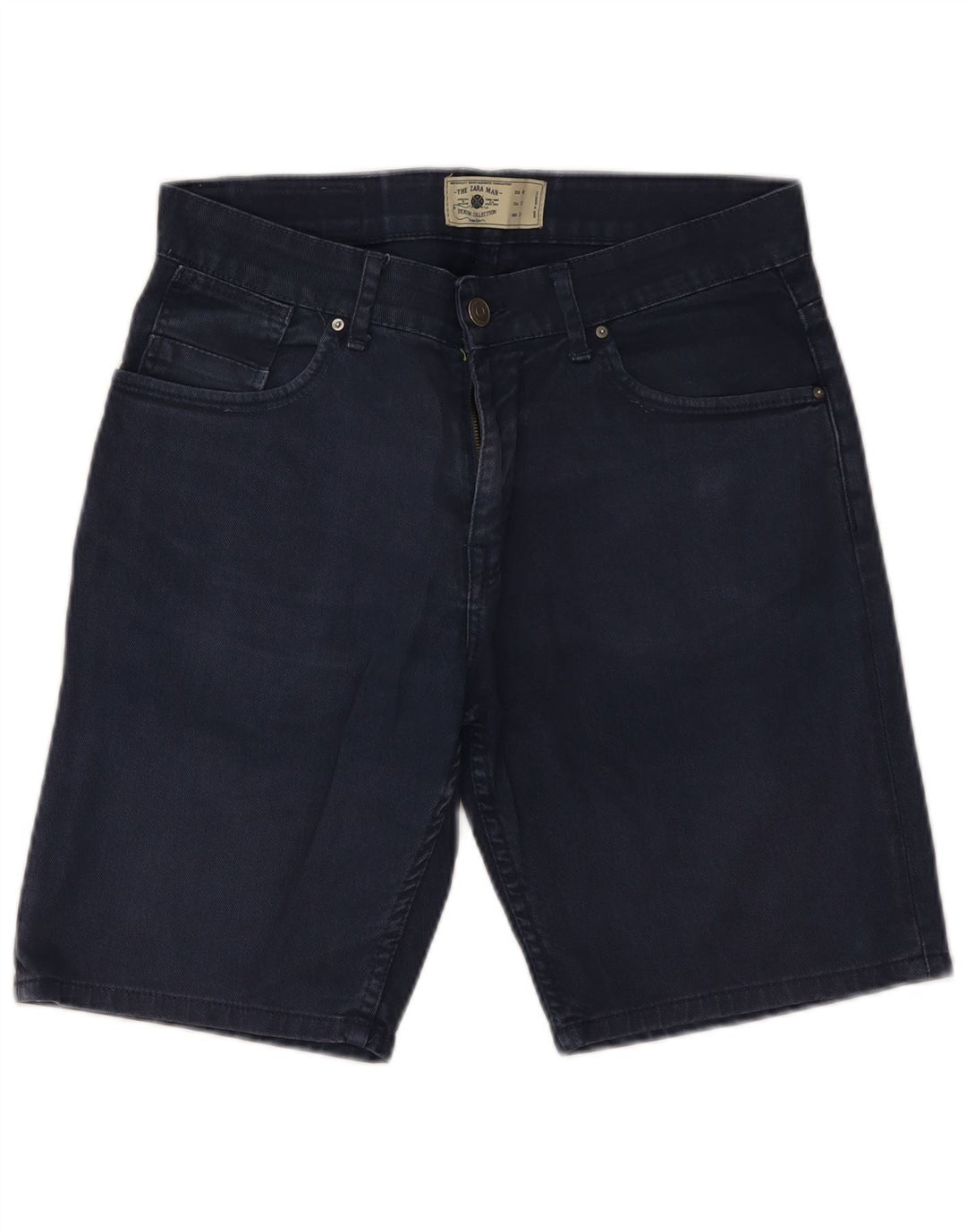 Мужские джинсовые шорты Zara EU 40 Medium W31 Темно-синие