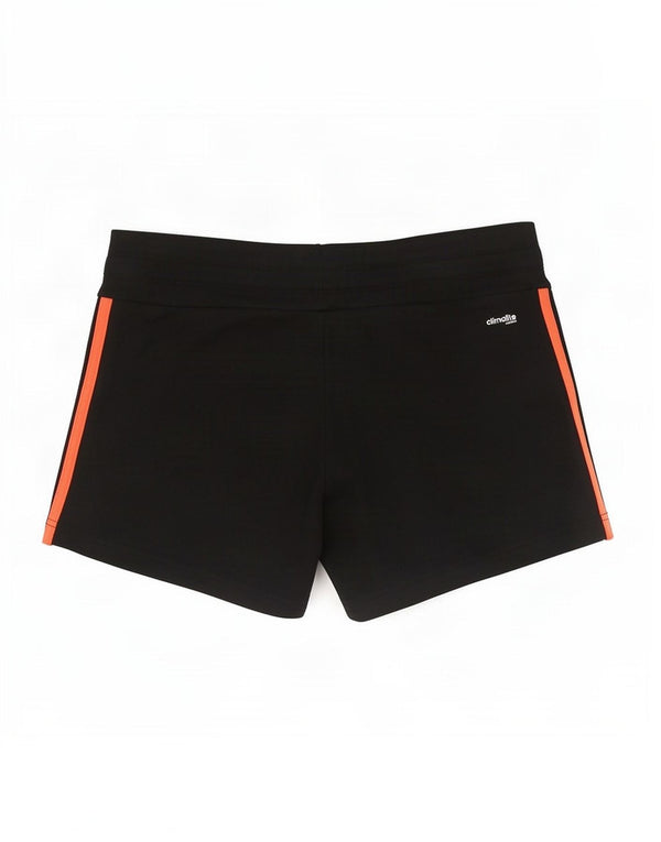 Женские спортивные шорты Adidas Climalite UK 8/10, маленькие черные хлопковые