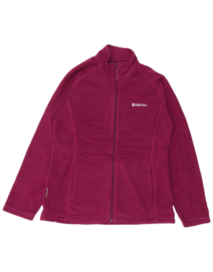 Женская флисовая куртка Mountain Warehouse UK 14, большой фиолетовый полиэстер