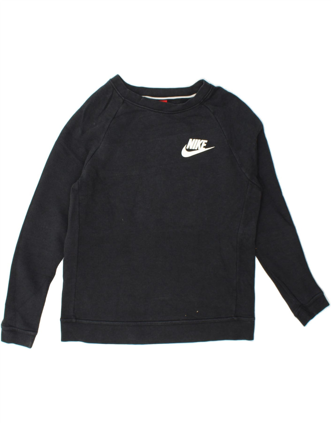 NIKE Womens Sweatshirt Jumper UK 10 Small Black Cotton Vintage Nike and Second-Hand Nike from Messina Hembry 