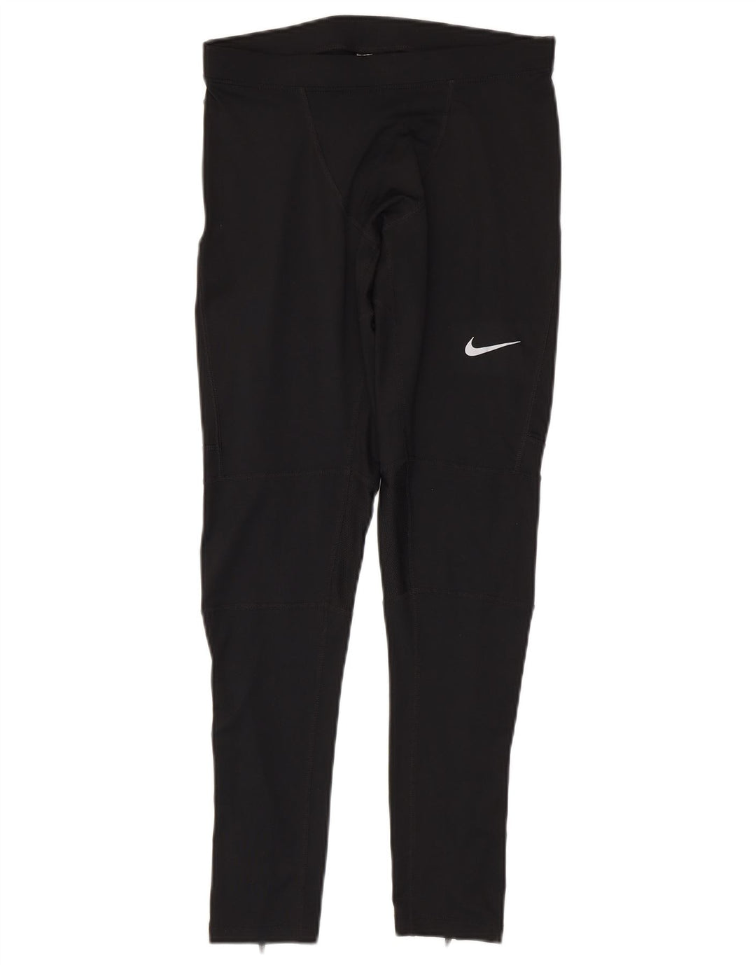 Женские леггинсы Nike Dri Fit UK 12, средний черный полиэстер