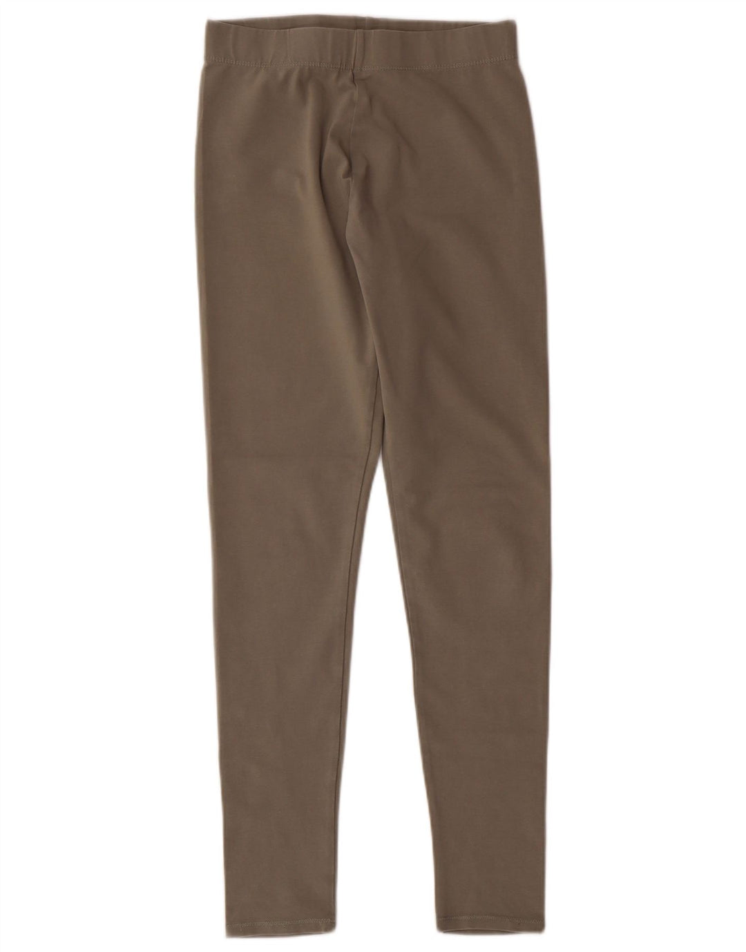 ZARA Womens Leggings UK 12 Medium  Khaki Cotton