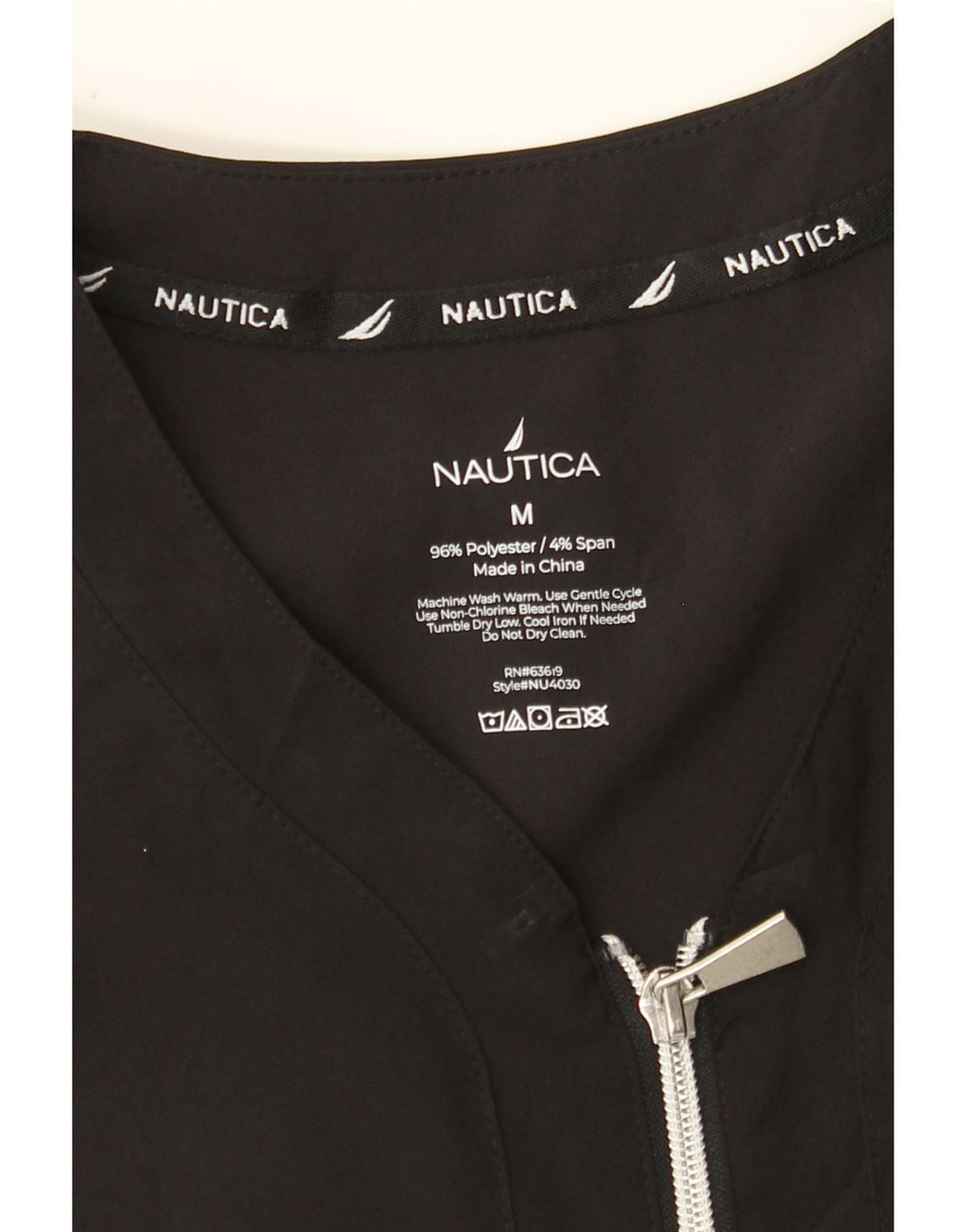 Женская блузка NAUTICA Top UK 14, средний черный полиэстер