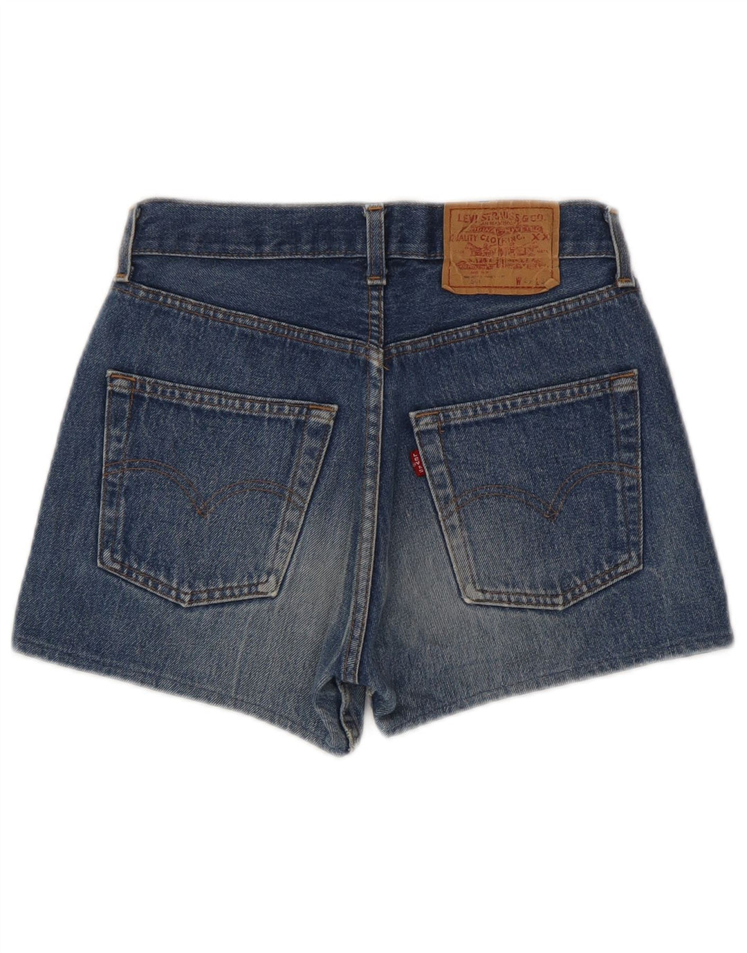 Женские джинсовые шорты Levi's 501 W29, средний синий, хлопок