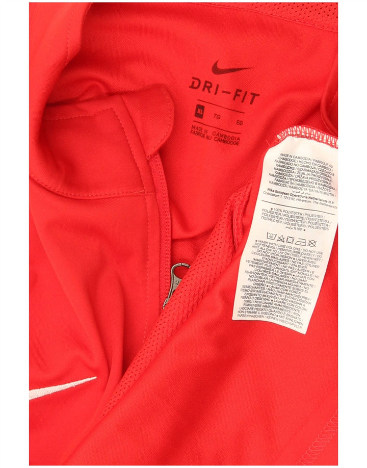 Мужская спортивная куртка с графическим рисунком Nike Dri Fit XL, красный полиэстер