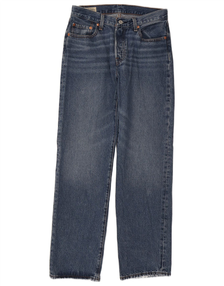 Женские прямые джинсы Levi's W27 L30 синие, хлопок 90-х