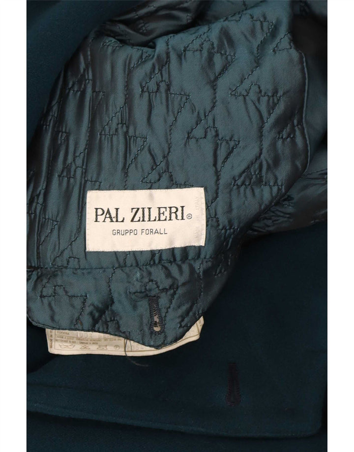 Pal Zileri Мужской дафлкот с капюшоном IT 52 XL Синий Шерсть