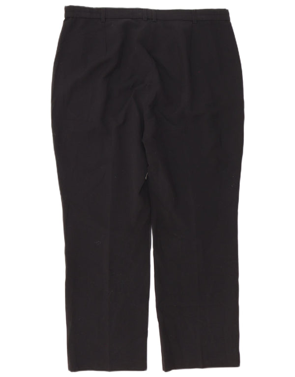 Женские зауженные костюмные брюки Marks & Spencer UK 14, большие W36 L27, черные