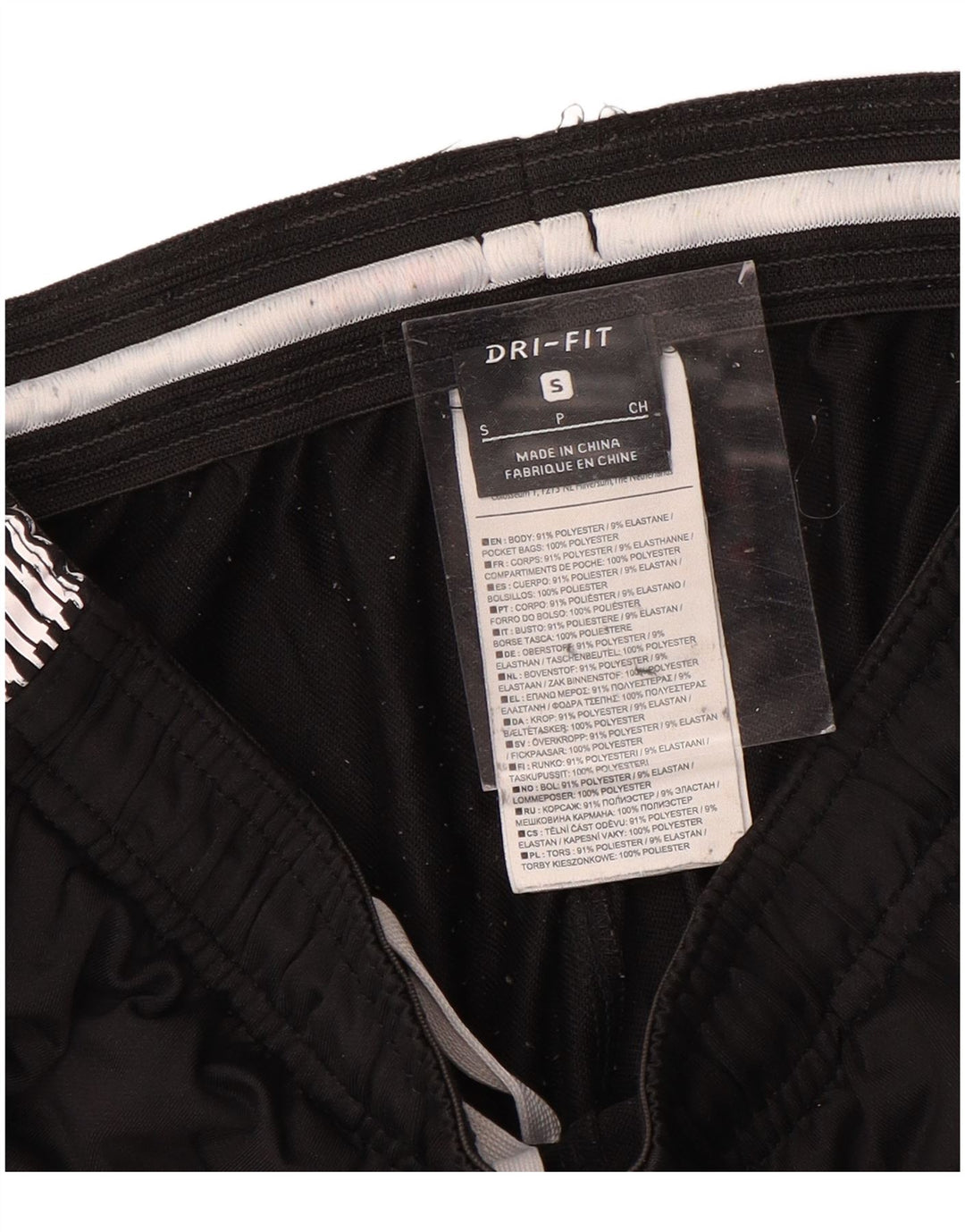 Мужские спортивные брюки NIKE Dri Fit с графическим рисунком, маленькие черные цветные блоки