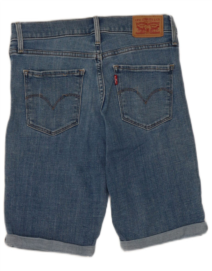Женские джинсовые шорты Levi's W26, маленькие синие, хлопок