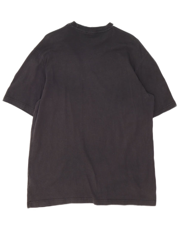 Мужская футболка с рисунком Adidas Top Medium Black Cotton