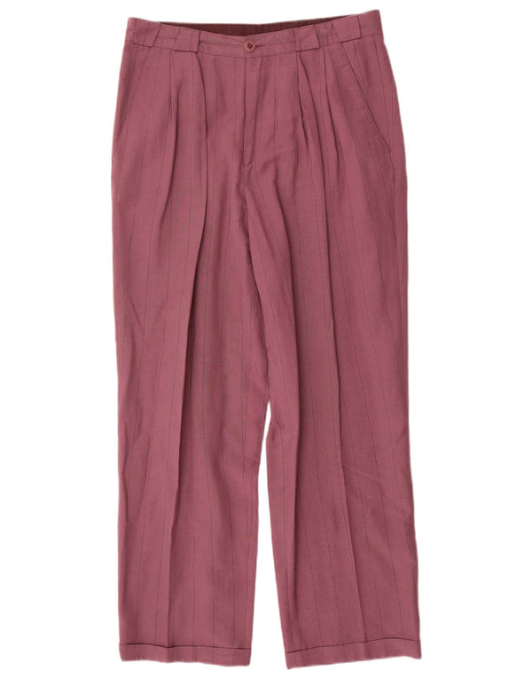 Мужские брюки-чиносы Men's Fashion Club IT 46 Small W30 L28 Фиолетовый в полоску