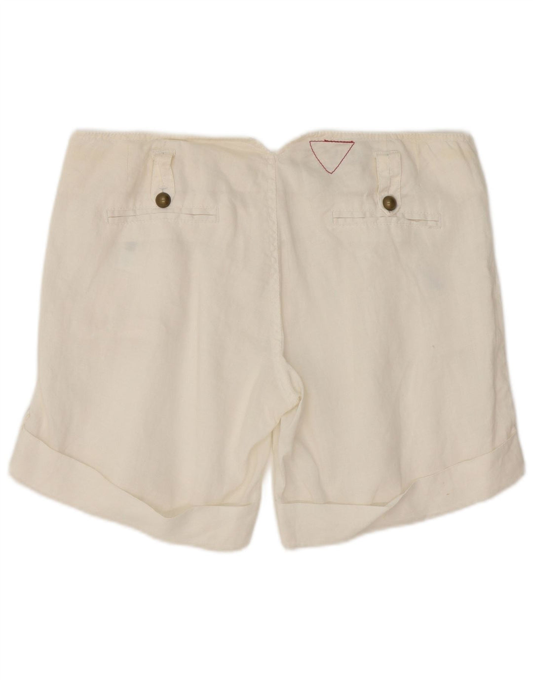 Guess Женские повседневные шорты W31 Medium White Ramie