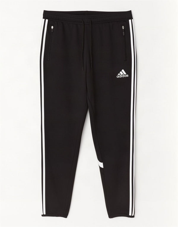 Мужские спортивные брюки Adidas Climacool, брюки для бега, средние черные цветные блоки